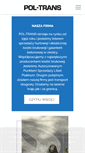 Mobile Screenshot of pol-trans.com.pl